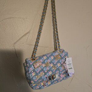 SOLD - Aldo x Barbie Barbieplush shoulder bag & silk storage bag - NWT